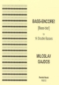 Miloslav Gajdos Bass-Encore! (Bass-bis!) double bass ensemble