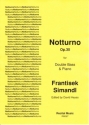 Frantisek Simandl Ed: David Heyes Notturno Op.35 double bass & piano