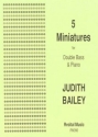 Judith Bailey 5 Miniatures double bass & piano
