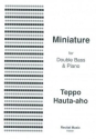 Teppo Hauta-aho Miniature double bass & piano