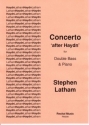 Stephen Latham Concerto 'after Haydn' double bass & piano