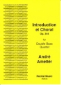 Andr Ameller Introduction et Choral Op.344 double bass quartet