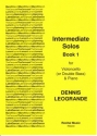 Dennis Leogrande Intermediate Solos Book 1 cello & piano, double bass & piano