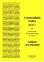 Dennis Leogrande Intermediate Solos Book 1 cello & piano, double bass & piano