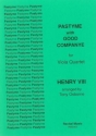 Tony Osborne Pastyme with Good Companye: Viola Quartet viola quartet / ensemble