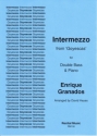 Intermezzo from Goyescas for double bass and piano