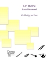Russell Denwood, T.V. Theme Flute, Oboe, Clarinet, Horn, Bassoon and Piano Set