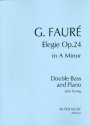 Elegie in A Minor (Solo Tuning) for double bass and piano