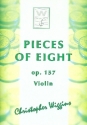 Pieces of Eight op.157 for violin and piano