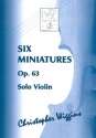 6 Miniatures op.63 for violin