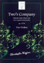 Two's Company op.157b for 2 violins score