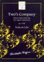 Two's Company op.157b for violin and cello score