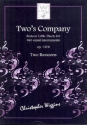 Two's Company op.157b for 2 bassoons score