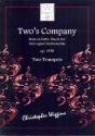 Two's Company op.157b for 2 trumpets score