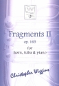 Fragments no.2 op.165 for horn, tuba and piano parts