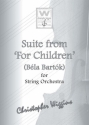 C. D. Wiggins Suite 'For Children' (Bartok, arr. Wiggins) vln 1, 2, 3, vla 1, 2, vlc 1, 2, db