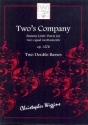 Two's Company op.157b for 2 double basses score