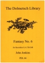 Fantasy no.6 for 5 recorders (SATBGrB) score and parts