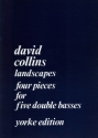David Collins Landscapes for five double basses double bass quintet