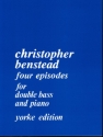 Christopher Benstead Four Episodes (1982) double bass & piano