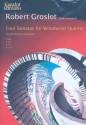 4 Sonatas for flute, oboe, clarinet, horn and bassoon (Bc ad lib) score and parts