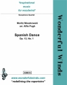 Spanish Dance op.12,1 for saxophone quartet (SATBar) score and parts