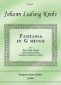 Fantasia in g Minor for oboe and organ (piano) (bassoon/cello ad lib) score and parts
