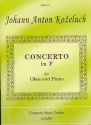 Concerto in F  for oboe and piano