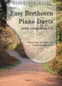 Easy Beethoven Piano Duets (+CD) for piano 4 hands score