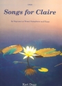 Songs for Claire (+CD) for soprano (or tenor) saxophone and piano