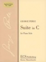 Perle, George Suite in C for solo piano Klavier