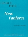 Perle, George New Fanfares for brass ensemble 4 Hrner in F, 3 Trompeten in C, 3 Posaunen Partitur und Stimmen