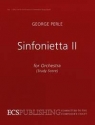 Perle, George Sinfonietta No. 2 for chamber orchestra Kammerorchester Partitur