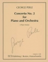 Perle, George Concerto No. 2 for piano and orchestra Klavier und Orchester Klavierauszug fr 2 Klaviere