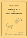 Perle, George Concerto No. 2 for piano and orchestra Klavier und Orchester Studienpartitur