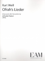 Ofrah's Lieder fr Gesang und Klavier