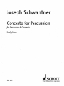 Konzert fr Percussion (1 Spieler) und Orchester Studienpartitur