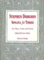 Sonata for Three for flute, viola and guitar 3 parts