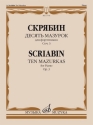 10 Mazurkas, op. 3 for piano