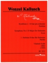 1. Sinfonie D-Dur für Orchester Partitur