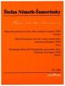Pressburger Messe fr Soloquartett, gem Chor, Orchester und Orgel Partitur