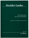 Danses Slovaques for piano duet score