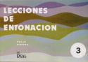 Flix Sierra, Lecciones de Entonacin, 3 Piano and Vocal Buch