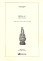 Missa a 3 fr 2 Soprane, Tenor, 2 Violinen und Bc Partitur (lat)