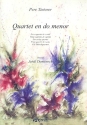 Quartett c-Moll fr Streichquartett Partitur und Stimmen