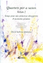 Quartets per a saxos vol.2 for 4 saxophones (SATBar) score and parts