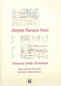Towards Emily Dickinson fr Gesang (tief) und Orchester Klavierauszug (en)