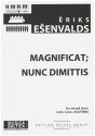 Magnificat, Nunc Dimittis for solo voice and mixed choir SSATTBB) score