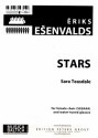 Stars for female chorus (SSSAAA) and water-tuned glasses score