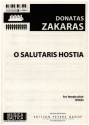 O Salutaris Hostia for femal chorus (SSAA) a cappella vocal score (la)